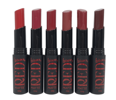 Batons matte vermelhos